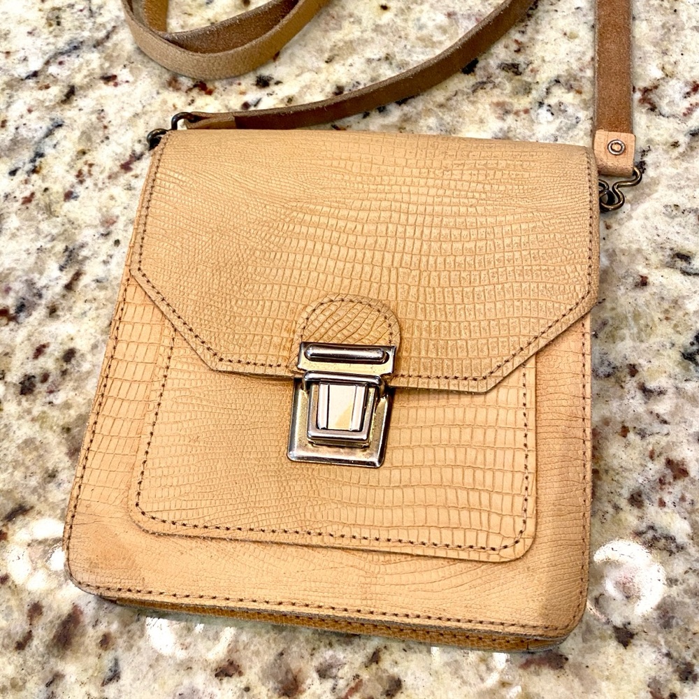 Vintage Mini Leather Crossbody Belt Purse Bag